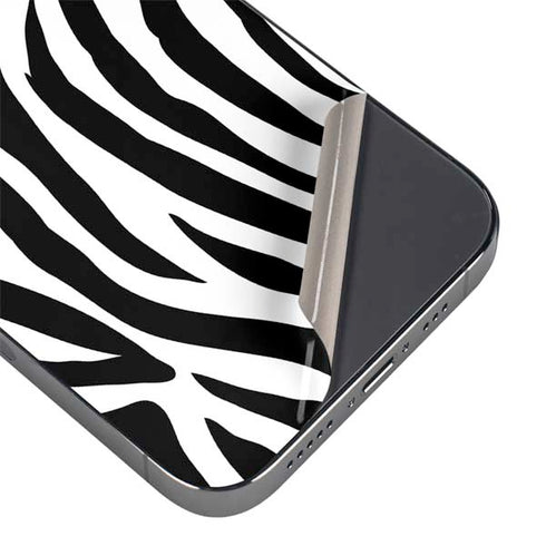 Zebra Print iPhone 16e Skin